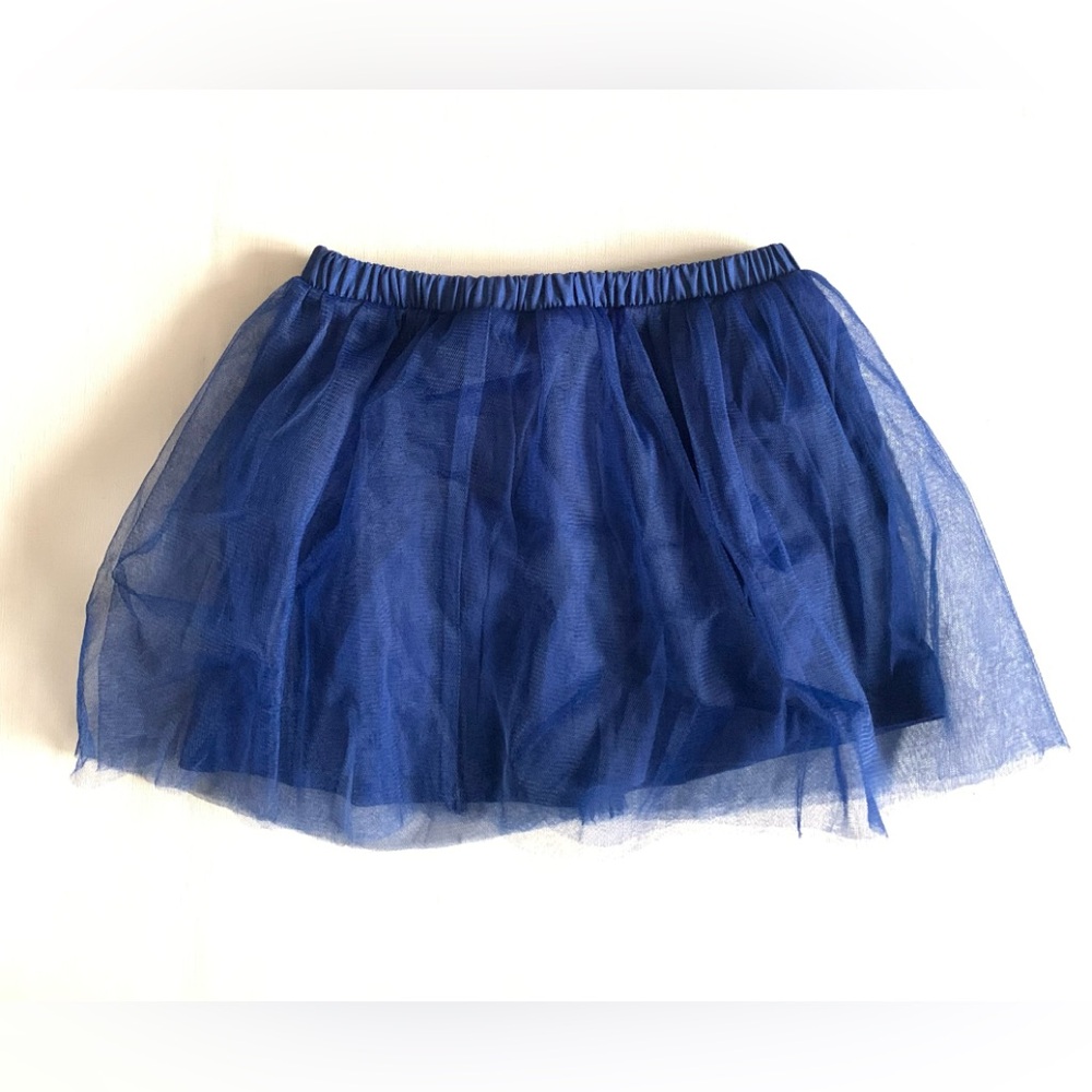CrewCuts Pull-On Tulle Tutu Skirt Lined Navy Blue XXS NWOT